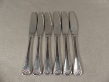 R&B Robbe & Berking Karat 6 Menü Messer 22 cm 90er Silberauflage