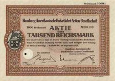 HAPAG Lloyd 1938 TUI Preussag Hamburg Emden Bremen NDL Packetfahrt Boeing 1000er