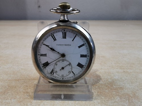 Antike taschenuhr silber - antike,