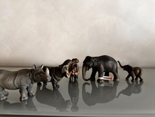 Schleich Elefanten, Nashorn & Nilpferde – seltene ältere Modelle