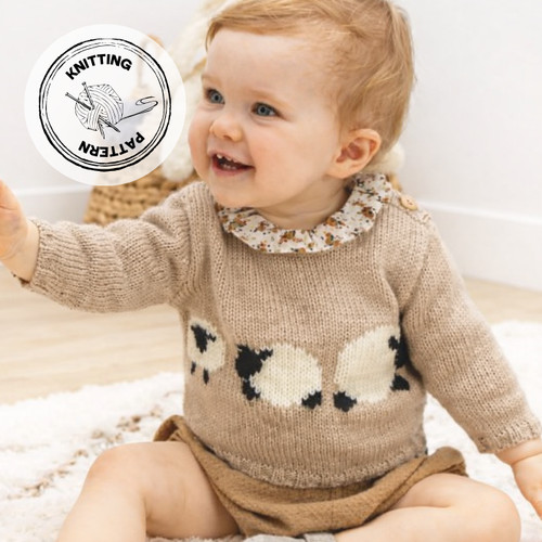 Kleiner lammfell baby - kleiner, pullover