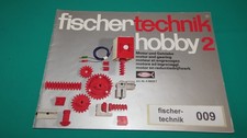 Vintage * fischertechnik * Bauanleitung * hobby 2 * Stückliste * neuwertig ft009