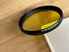 Rollei Rolleiflex gelb mittel -1,5 Filter. Bajonett VII f. Tele-Xenar 2.8 180mm
