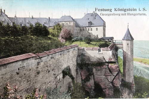 24268 festung königstein - ak,
