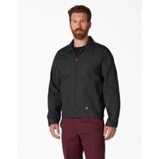 Dickies Herren Jacke Ungefüttert Eisenhower Reißverschluss Slash-Front Taschen