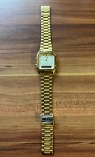 Casio AQ-230, Gold, sehr guter Zustand, Batteriewechsel nötig