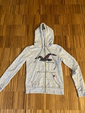 Sweatshirt Jacke Damen S Hollister Grau