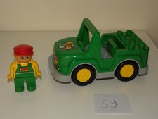 Lego Duplo Zoo auto mit figur