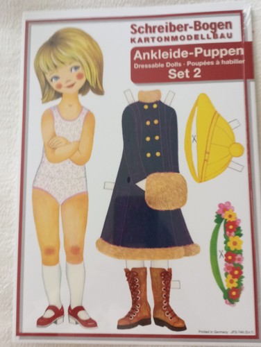 Kartonmodell ankleidepuppen - kartonmodell,
