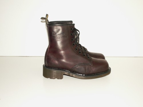 Martens leder kampfstiefel - dr.,