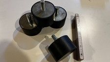 Schwingungsdämpfer Anschlagpuffer Gummipuffer 100mm M16 (4x)