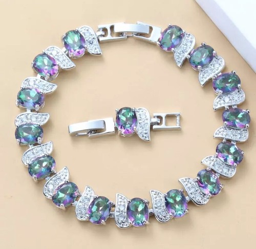 Silber 925 armband regenbogen - 925,