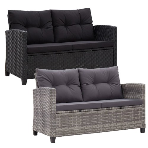 Gartensofa poly rattan - poly, 2