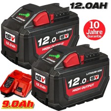 2x Original Akku Für Milwaukee M18 M18B5 18V XC 12,0Ah 48-11-1860 Ersatzbatterie
