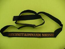 Mützenband Bundesmarine ABSCHNITTSKOMMANDO NORDSEE