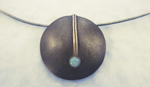 Silber-Design-Collier