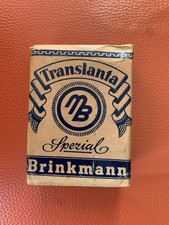 Tabak Packung Brinkmann Translanta mit Banderole Soldaten Nachlass Wehrmacht WW2