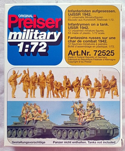 Preiser 72525 infanteristen - 72525,