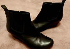 Stiefelette mit Keilabsatz von VAGABOND Gr. 39 schwarz