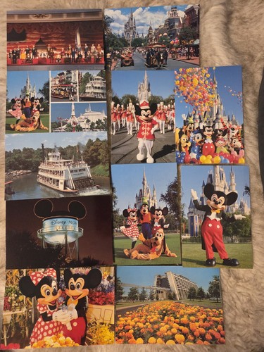 11x vintage postkarten walt - postkarten,