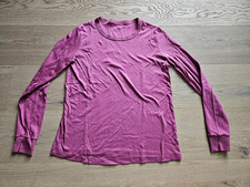 Calida Damen Schlafanzug Oberteil mulberry mauve Gr. XS mit Bündchen