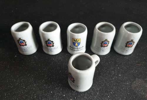 Vintage minatur bierkrüge - vintage,