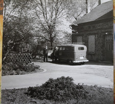 Foto 1970 VW Bulli T2 Transporter Bus LKW Dachgepäckträger vintage AD