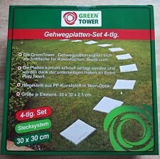 Gehwegplatten Set 4-tlg
