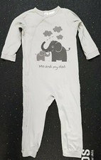 H&M Schafanzug Gr.92 grau