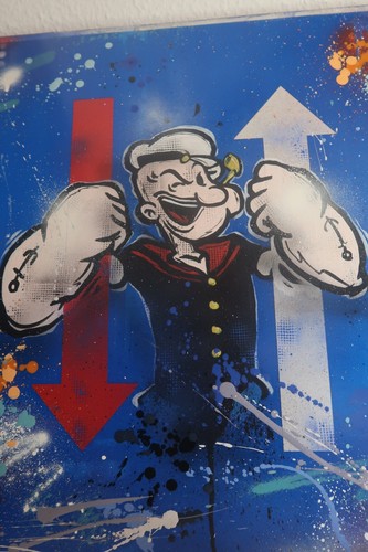 Street art original kunstwerk - street,