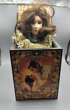 1989 Enesco GONE WITH THE WIND SCARLETT O'HARA Aufziehmusikbuchse in Box Sammler