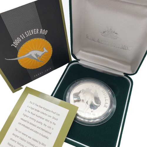 2000 kangaroo fine silver - 2000,