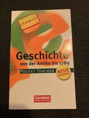 Pocket teacher geschichte - pocket, teacher: