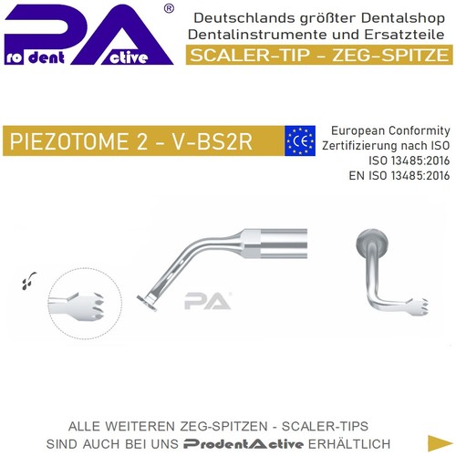 Scaler tip zeg spitze bone - -, zeg-spitze