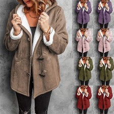 Damen Winter Jacke Parka Mantel Winterjacke Warm Gefüttert Kapuzenjacke Freizeit