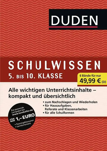 Duden schulwissen bis 10 - 5.,