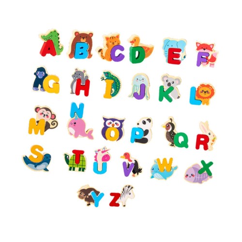 Holz alphabet puzzle kompaktes - holz,