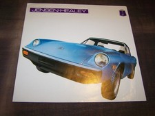 TOPRARITÄT Herrlicher Prospekt Jensen Healey von 1972 + Preisliste !!!