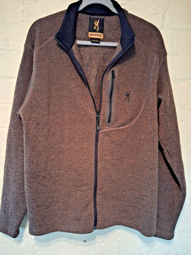 Braune fleecejacke mit - braune,