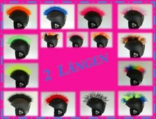 Irokese Helm Skihelm NEU 2 Längen IRO KINDER ERWACHSENE   Helmschmuck Punk Haare