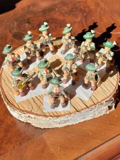 Erzgebirge - Bayern Kapelle 11x Musiker,Holzfiguren