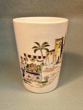 Melitta Saftbecher 50 er Jahre Retro Vintage selten schönes Motiv Ascona Minden