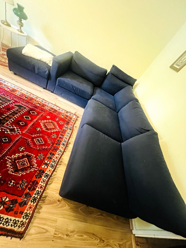 Ikea ecksofa blau mit - ikea,