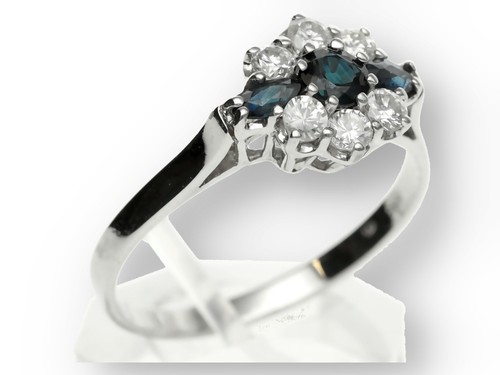 Saphir brillant ring - saphir,