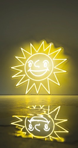 Merkur vintage neon sonne - merkur,