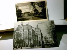 Dessau / Sachsen-Anhalt. 2 x Alte Ansichtskarte / Postkarte s/w, ungel. u. gel. 