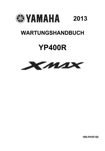 Werkstatthandbuch pdf yamaha - werkstatthandbuch,
