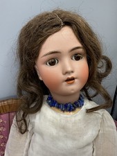 Schöne Antike Porzellankopf Puppe Simon Halbig Handwerk 54 см mit W