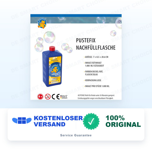 Pustefix nachfüllflasche maxi - pustefix,