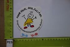 Alter Aufkleber Auto Werkstatt V.A.G VW Kinderrsitze Bobsy